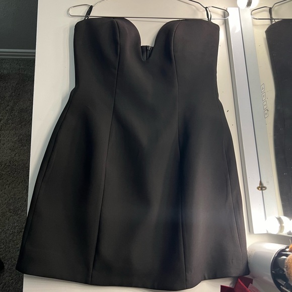 Zara Chic Black Strapless Dress - Picture 1 of 6
